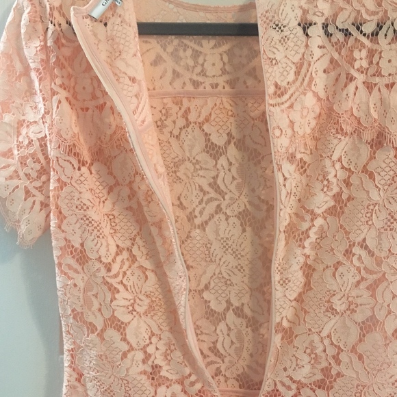 Ganni Lace Duval Dress Blush - Picture 2 of 2